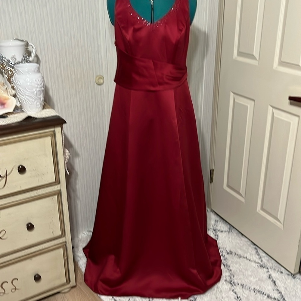 Alfred Angelo long Red Prom/Evening Gown (63)